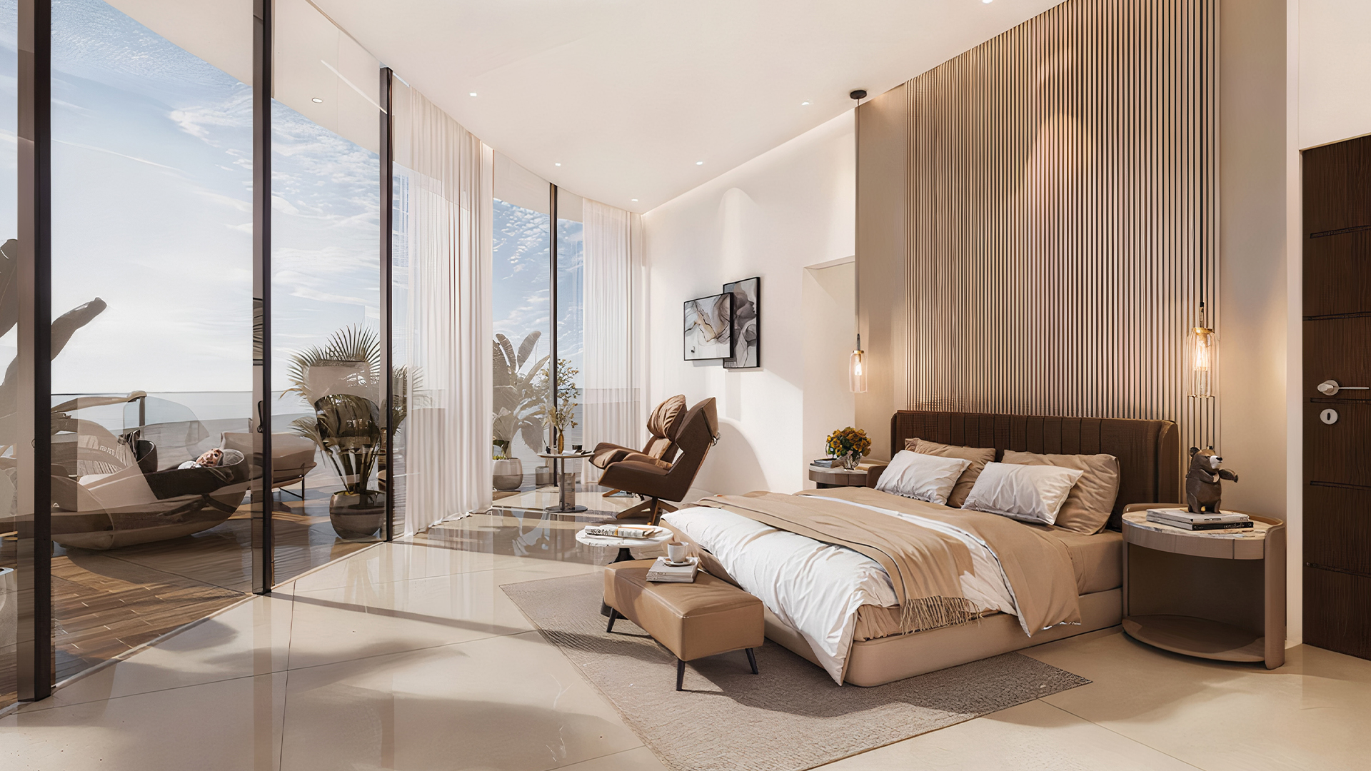 The crowning penthouse — rooftop pool, spa, concierge · Sultan Haitham City